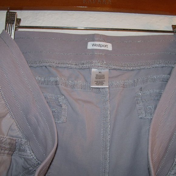 Westport Grey Cotton Blend Cargo Pants Size XL - Picture 8 of 13